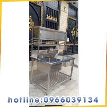 Chậu rửa 1 hố có kệ tủ