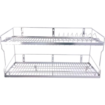 Kệ treo INOX 304 cao cấp 2 tầng, kệ úp chén bát đĩa, dụng cụ nhà bếp tiện dụng